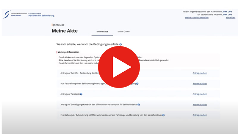 YouTube-video Anleitung My Handicap